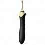 Vibrator with 3 attachments - Zalo - bess obsidian black