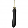 Vibrator with 3 attachments - Zalo - bess obsidian black