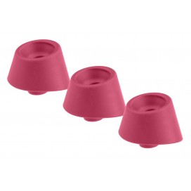 W-heads 3x raspberry l