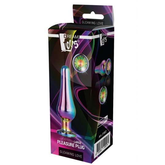 Gleaming love coloured pleasure plug l