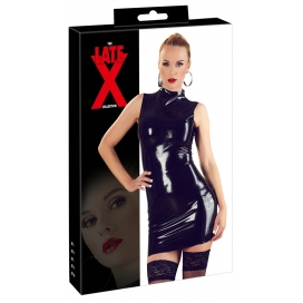 Lateksa kleita melna xl late x