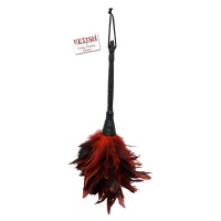 Red feather tickler - fetish fantasy series