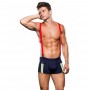 Envy - fireman bottom with suspenders 2 pc l/xl