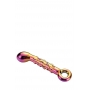 Glamour glass ribbed g-spot dildo