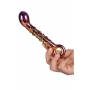 Glamour glass ribbed g-spot dildo