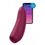 KLITORA GAISA STIMULATORS AR VIBRĀCIJU - SATISFYER CURVY 1+ sarkans