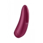 KLITORA GAISA STIMULATORS AR VIBRĀCIJU - SATISFYER CURVY 1+ sarkans