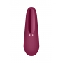 KLITORA GAISA STIMULATORS AR VIBRĀCIJU - SATISFYER CURVY 1+ sarkans