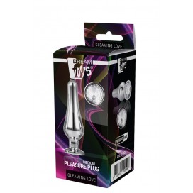 Gleaming love silver pleasure plug m