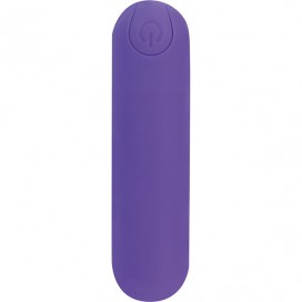 Mini vibrators ar uzglabāšanas somiņu violets - Powerbullet