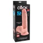 Trīskāršā blīvuma dildo ar kustīgiem sēkliniekiem 26cm - King Cock