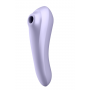 Vibrators ar gaisa pulsatoru un aplikāciju violets - Satisfyer Dual Pleasure