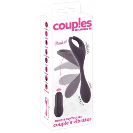 Īpašas formas pāru vibrators ar tālvadības pulti - Couples Choice