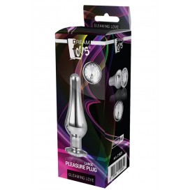 Gleaming love silver pleasure plug l