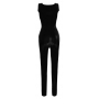 Latex catsuit black m