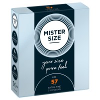 Mister size - 57 mm condoms- 3 pieces