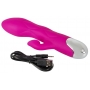 Truša vibrators ar gaisa klitora pulsatoru/sūkšanas funkciju rozā - Xouxou