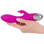 Truša vibrators ar gaisa klitora pulsatoru/sūkšanas funkciju rozā - Xouxou