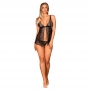 Melns peņuārs babydoll firella obsessive l/xl