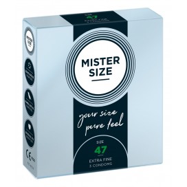 Mister size 47mm pack of 3