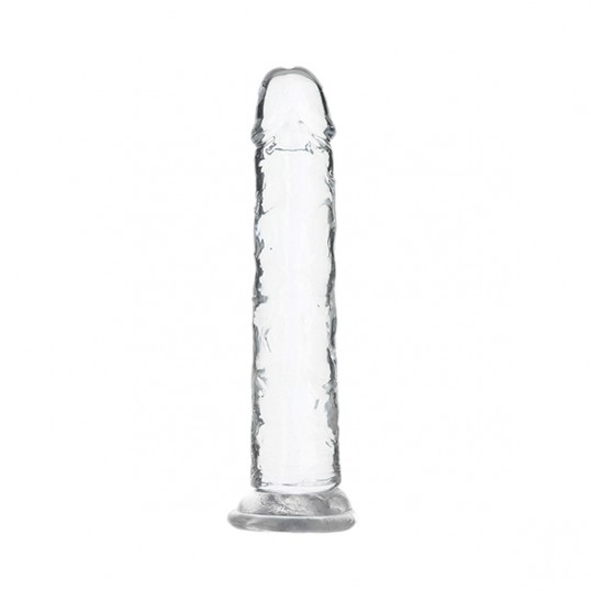 Realistlik dildo vibrokuuliga 16,5cm - Addiction - kristall