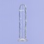 Realistlik dildo vibrokuuliga 16,5cm - Addiction - kristall