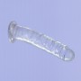 Realistlik dildo vibrokuuliga 16,5cm - Addiction - kristall