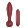 Anālais vibrators sarkans silikona 2 motori 7 režīmi tālvadāms Dream Toys