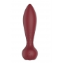 Anālais vibrators sarkans silikona 2 motori 7 režīmi tālvadāms Dream Toys