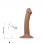 Südamekujulise iminapaga dildo 17cm ihuvärvi S - Strap-on-me