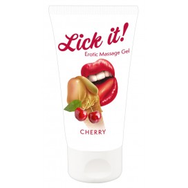 Гель для массажа Lick it! wild cherry 50 ml