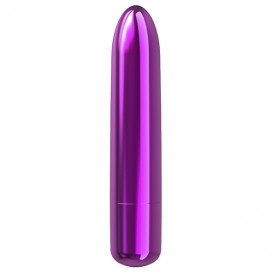 Vibrējoša lodīte purpura 10 režīmi ceļojuma blokēšana 9,5 cm PowerBullet