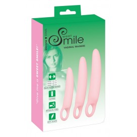 3-daļīgs dildo komplekts treniņiem rozā - Sweet smile