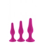 Комплект пробок с присосками разного размера 3 шт. FLIRTS Dream Toys розовый