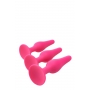 Комплект пробок с присосками разного размера 3 шт. FLIRTS Dream Toys розовый