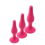 Комплект пробок с присосками разного размера 3 шт. FLIRTS Dream Toys розовый