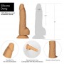 Topelt-tihedusega dildo 20cm - Naked Addiction