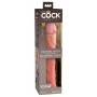 Dubultā blīvuma dildo 29,5cm miesas krāsa - King Cock Elite