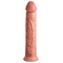 Dubultā blīvuma dildo 29,5cm miesas krāsa - King Cock Elite