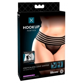Crotchless love garter xl-xxl