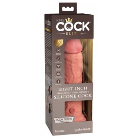 Dubultā blīvuma vibrējošs dildo 22 cm - KING COCK Elite