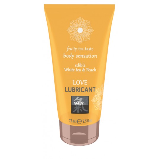 Love Lubricant edible - White Tea & Peach