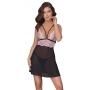 Babydoll black/pink l