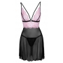 Babydoll black/pink l