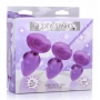 Shimmering Gem Anal Plug Set - Purple