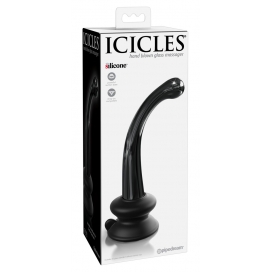 Izliekts stikla dildo - icicles no. 87