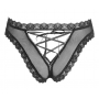 Võrkkangast püksikud paeltega m mustad cottelli lingerie