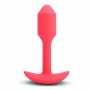 B-vibe - vibrating snug plug 1 (s) orange