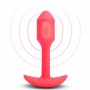 B-vibe - vibrating snug plug 1 (s) orange