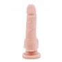 Dubultā blīvuma dildo 14,5cm miesas krāsa - mr. DIXX